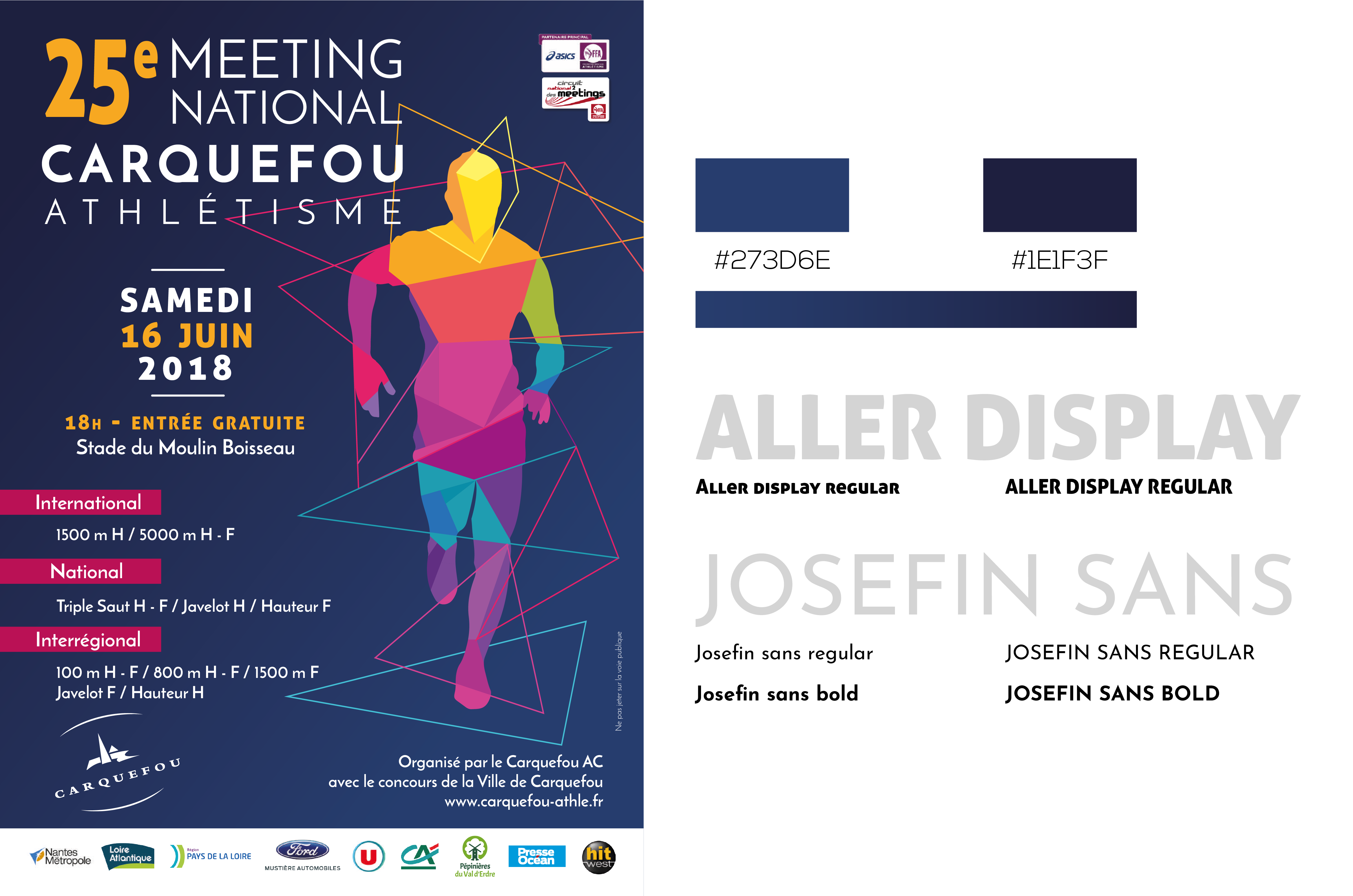 MEETING D’ATHLÉTISME DE CARQUEFOU 2018 - Manon Bacle